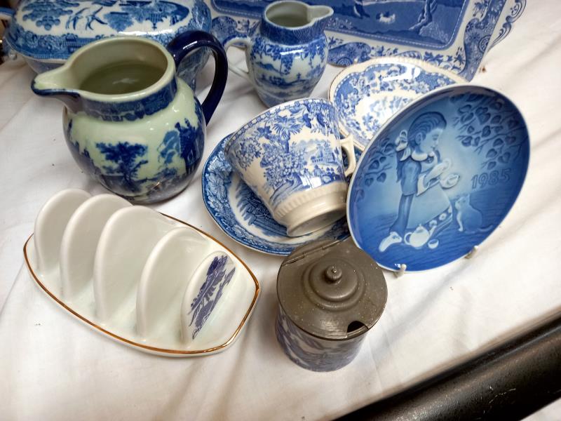 A large Spode Penny Lane bowl & other blue & white including tureen - Image 3 of 3