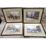 A set of 4 French style prints