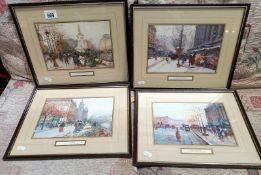 A set of 4 French style prints