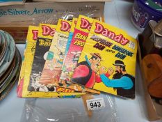 A quantity of old Dandy small comics