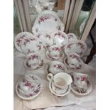 A Royal Albert Lavender Rose tea set