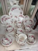 A Royal Albert Lavender Rose tea set