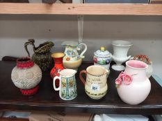 An interesting collection of 20th century jugs