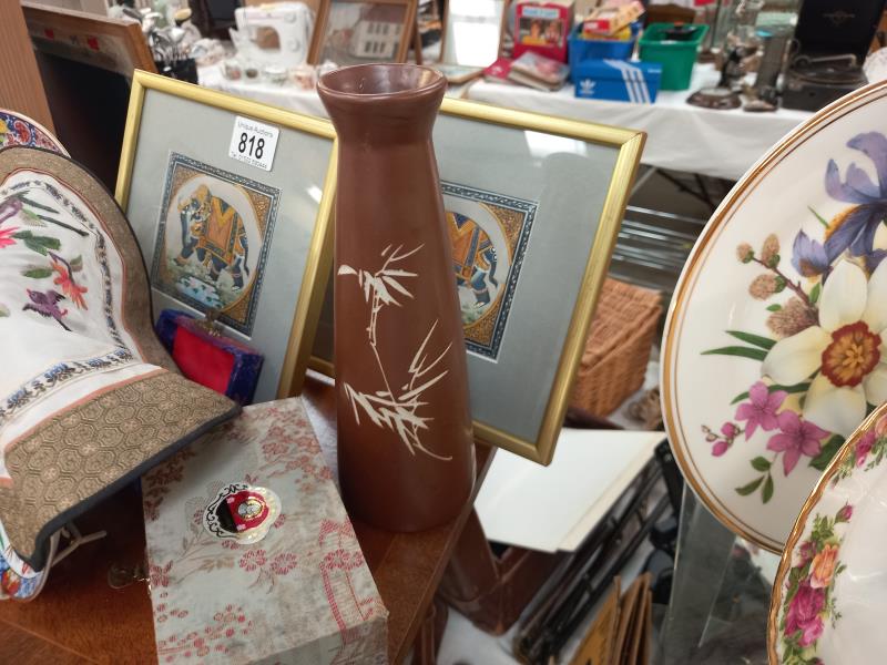 A shelf of old Chinese items - Image 4 of 5