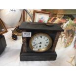 An early 20th century marble clock, in working order