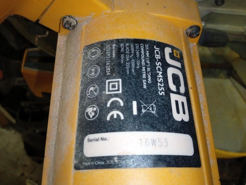 A JCB compound mitre saw - Image 3 of 3