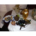 A mixed lot of ceramics including vases, bowls, jar etc.,