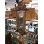 AN 18th century long case clock with brass dial and 30 hour movement. COLLECT ONLY.