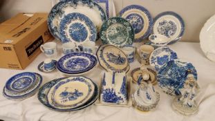 A large quantity of ceramics, including some Spode