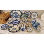 A large quantity of ceramics, including some Spode