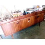 A vintage 3 over 3 sideboard with cutlery drawer