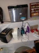 A Lakeland bread maker plus other electrical items etc.