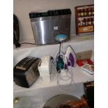 A Lakeland bread maker plus other electrical items etc.