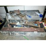 A good lot of wood tools with case etc