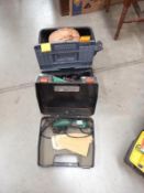 Three boxes of tools etc.,