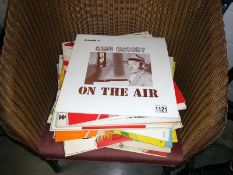 A lot of Bing Crosby records, some early radio shows. Still sealed.