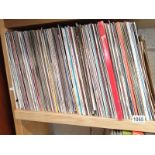 A large quantity of boxed LP's and 45's