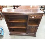 A small vintage bookcase display unit, COLLECT ONLY.