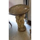 A Three Graces garden bird bath a/f. COLLECT ONLY.