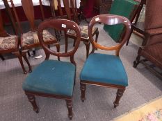 Two early 20th century chairs, COLLECT ONLY.