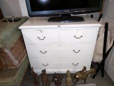 A white painted dressing table