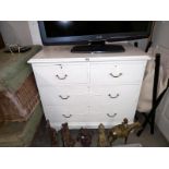 A white painted dressing table