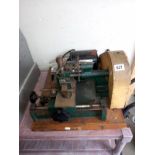 An electric tool makers milling machine with cutters. Collect Only.