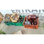 A good lot of old beer glasses and bottles etc. Collect Only.