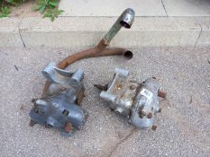 2 motorcycle gear boxes and a part exhaust. Collect Only.
