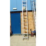 A 3.4 metre (closed) 6 meter (open) aluminium ladder. Collect Only.