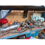 A quantity of motorcycle parts including 4 carburetors etc. Collect Only.