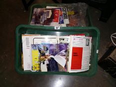 2 boxes of caravan magazines