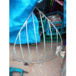 An old wrought iron hay feeder. Collect Only.