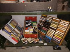 A quantity of music cassette tapes -pop & rock
