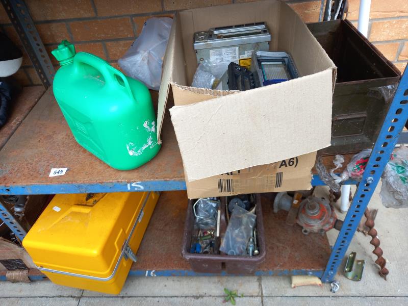 A box of car radios & quantity of miscellaneous items. Collect Only.