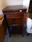 A good free standing wind-up cabinet gramophone, COLLECT ONLY.