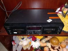 A Sony stereo cassette deck TC-WE475. Collect Only.