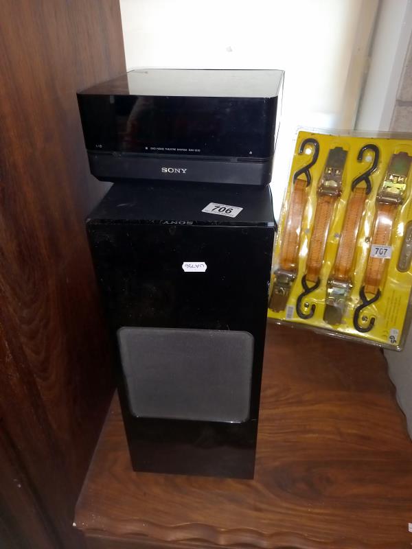 A DVD home theatre and speaker. Collect Only.