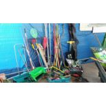 A large lot of mainly garden tools etc. Collect Only.