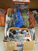 A quantity of Warhammer and games workshop fantasy gaming figures etc