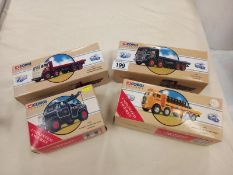 4 Corgi Classics, 979556 foden, 97971 foden, 97388 Scammell, 97334 Atkinson