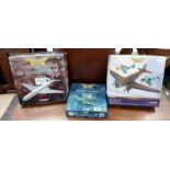 3 boxed aviation archive models, 47112, AA99148, 48506, scale 1:144
