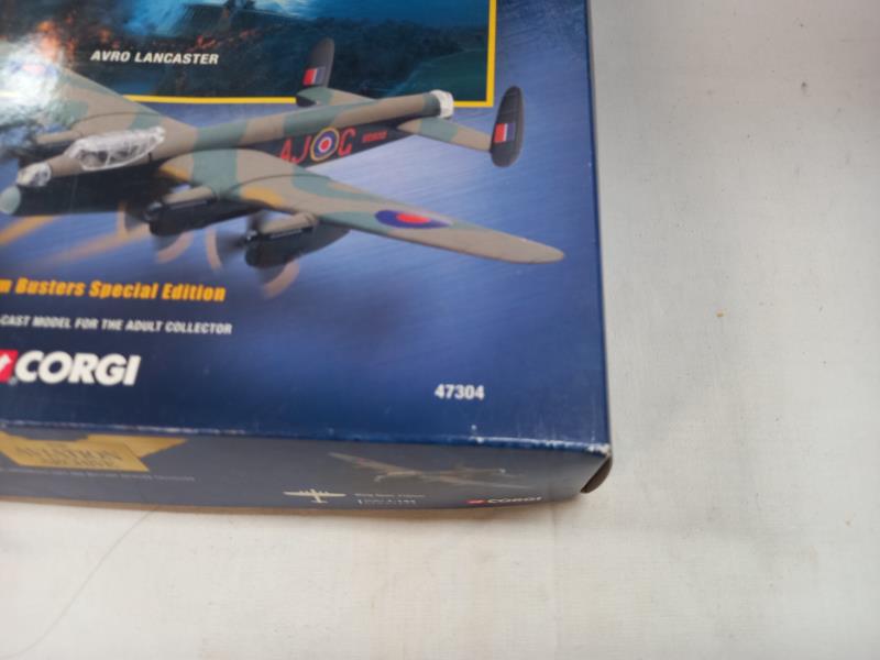 3 boxed corgi aviation archive 47606 Vickers discount, 47304 Dam Busters Lancaster, 47303 Canadian - Image 2 of 7