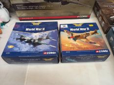 2 boxed Corgi planes 1:72 scale AA32803, AA31904