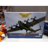 A boxed Corgi aviation Avro Lancaster bomber mark 1 model scale 1:72, AA 32607