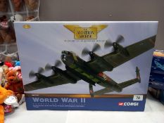 A boxed Corgi aviation Avro Lancaster bomber mark 1 model scale 1:72, AA 32607