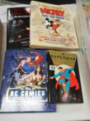 A comic, film and Disney related books including DC Archive edition Superman