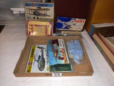 4 early Airfix 1:72 aircraft model kits