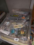 A large quantity of plastic model kits, mainly military vehicles. All unboxed, unchecked, no