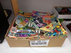 A good lot of DC comics including Legion of Superheroes
